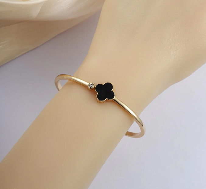 Black Clover Bracelet Adjustable